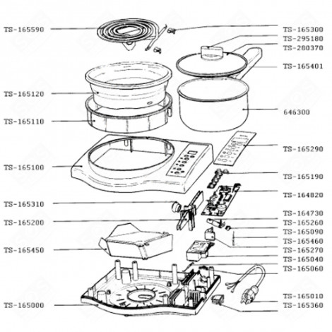 TÜRSICHERHEIT, SCHLIESSUNG, VERRIEGELUNG (BEZUG TS-165270) WASCHMASCHINE - TS-165270
