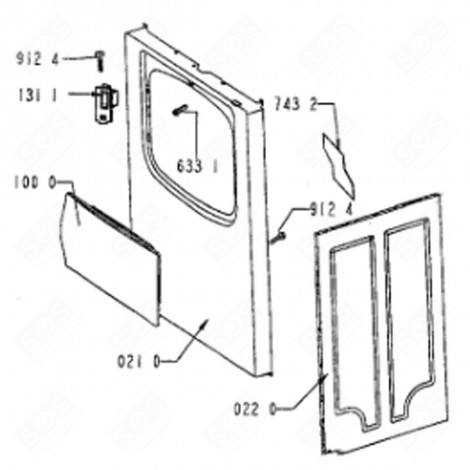 SÉCURITÉ DE PORTE WÄSCHETROCKNER - 53913
