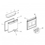 Gefrierfach-Tür (Kennzeichen 5)