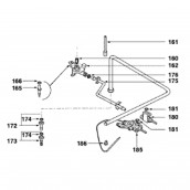 Gasrohr hinten rechts (Kennzeichen 175)