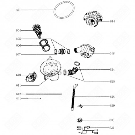 SONDE (KENNUNG 629) GESCHIRRSPÜLER, SPÜLMASCHINE - 55233