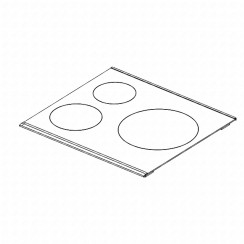 Glaskeramik-Oberteil