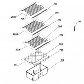 Einschub, Drahtregal (Kennzeichnung 706)