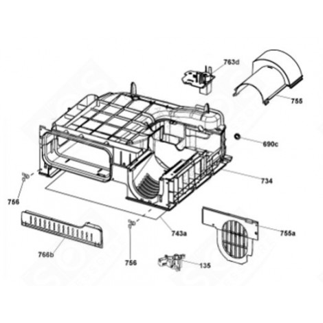 TANK (KENNZEICHEN 734) WÄSCHETROCKNER - 40007361