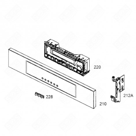 REGLERKNOPF BACKOFEN, KÜCHENHERD - 3306185202