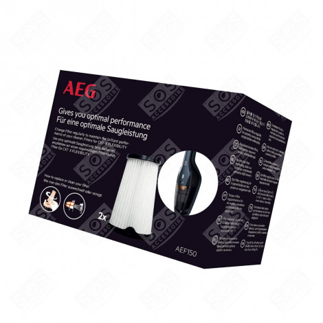 PACK MIT 2 ORIGINAL-AEF150-FILTERN STAUBSAUGER - 9001683755