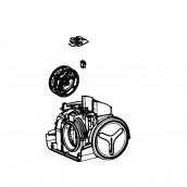 Gehäuse + Motor + Aufroller