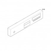 Bedienfeldgehäuse (Kennzeichen 120)