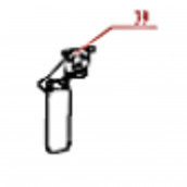 Transparentes Plastikpedal