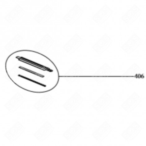 LED-BAND (KENNZEICHEN 406) BACKOFEN, KÜCHENHERD - CU003854