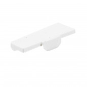 Weißer Scharnierdeckel