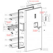 Flaschenablage (Kennzeichnung 38)