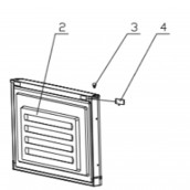 Gefrierfachtür (Kennzeichnung 2)