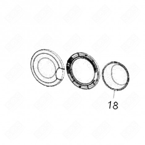 BULLAUGENGLAS (KENNZEICHEN 18) WASCHMASCHINE - 38298