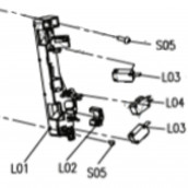 Mikroschalterhalter (Kennzeichen l01)