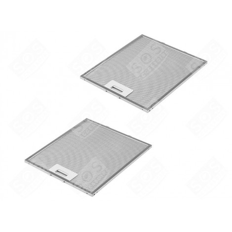 SET MIT 2 METALFILLTERN (FETTFILTERN) 267 X 305 MM DUNSTABZUGSHAUBE - C00242705, C00280008