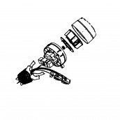 Motor, Widerstand und Schalter