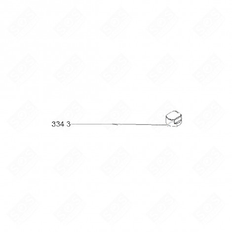 ORIGINAL-KNOPF (BEZUG 3343) KOCHPLATTEN, HERDPLATTEN, KOCHFELD - 481010511048