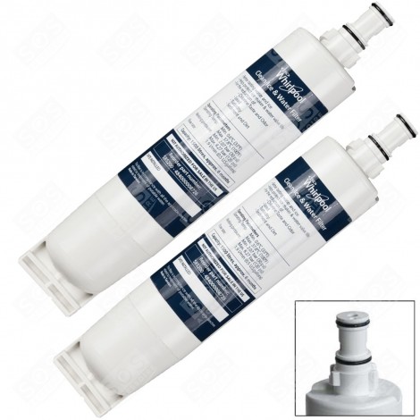 SET MIT 2 WASSERFILTER-KARTUSCHEN SBS002 KÜHLSCHRANK, GEFRIERSCHRANK - SBS002X2
