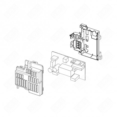 ELEKTRONISCHE KARTE, LEISTUNGSMODUL ORIGINAL WASCHMASCHINE - DC92-01082E