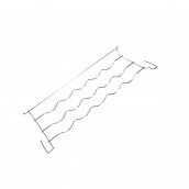 Flaschenablage aus Edelstahl 461X355 mm