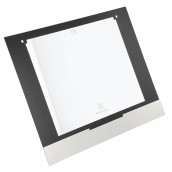 Original Türfassade aus Edelstahl