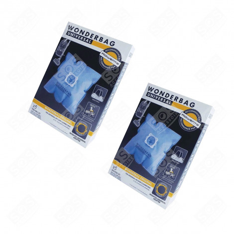 2ER SET (10 MIKROFASERSÄCKE) WONDERBAG STAUBSAUGER - WB406120