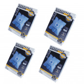 Set mit 4 Packungen (20 Mikrofasersäcke) WONDERBAG