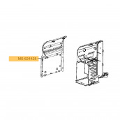 Weißer linker Flansch