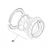 Komplettes Bullauge Nr. 67