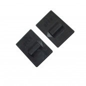 Schwarze Befestigung