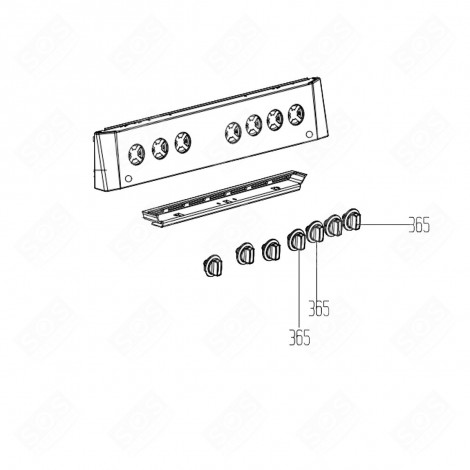 HEBEL (KENNZEICHEN 365) BACKOFEN, KÜCHENHERD - 250315618