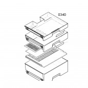 Oberfach Nr. 0340 (Gefrierteil)
