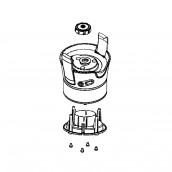 Komplettes Motorenblock
