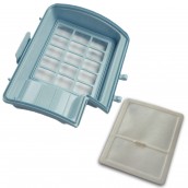 Rahmen mit Filter (grau)/Sieb