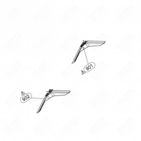 GERADER FUSS, REFERENZ 902 FERNSEHER & TV - AAN77369696