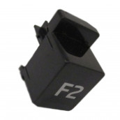 Schwarzer Funktionsknopf