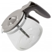 Kaffeekanne  mit Deckel grau