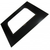 Außenscheibe montiert