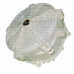 Halbbehälter hinten + Dichtung + Lager