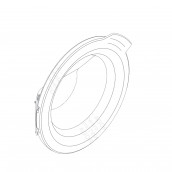 Komplettes Bullauge Original