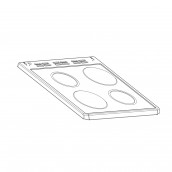 Glaskeramik-Kochfeld