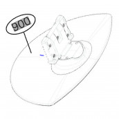 Fuß ohne Anschlussteil