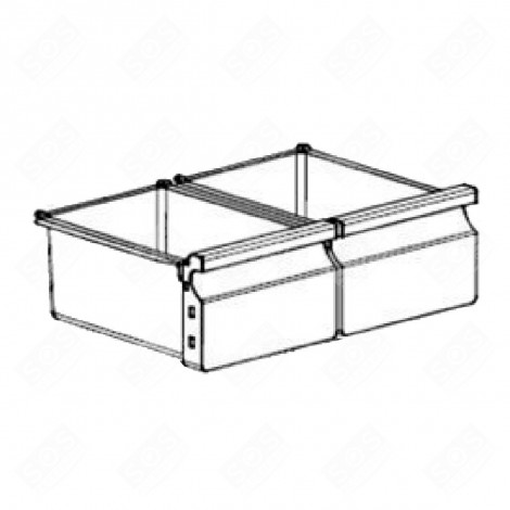GEMÜSESCHUBLADE KÜHLSCHRANK, GEFRIERSCHRANK - 49040046