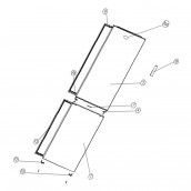 Gefrierfach-Tür (Kennzeichen 1)