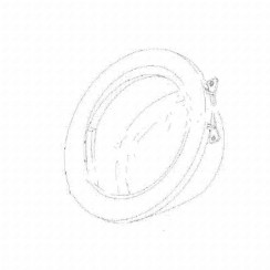 Vollständige Bullaugentür