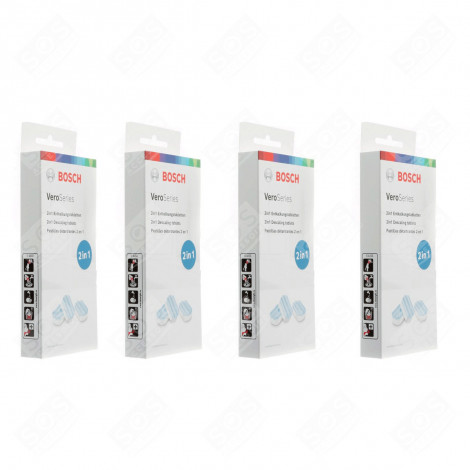 SET VON 4 SCHACHTELN ENTKALKUNGSTABLETTEN KAFFEEMASCHINE, ESPRESSOMASCHINE - 00312093