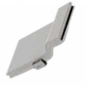 Scharnierabdeckung Silber