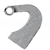 Abdeckung Scharnier oben Silber