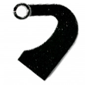 Obere Scharnierabdeckung G Schwarz